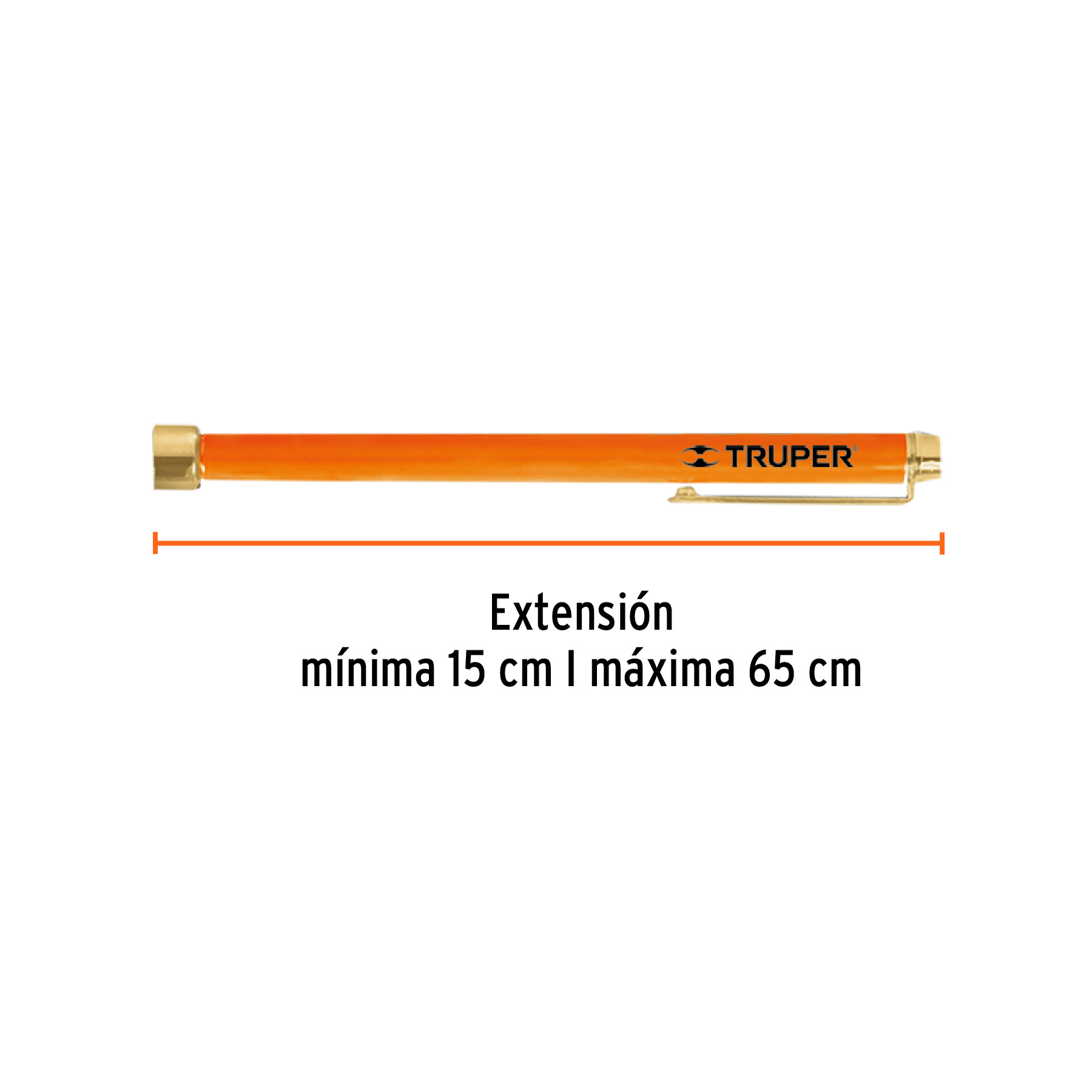 Imán extensible de acero inoxidable, 1.5 kg, TRUPER - Image 3