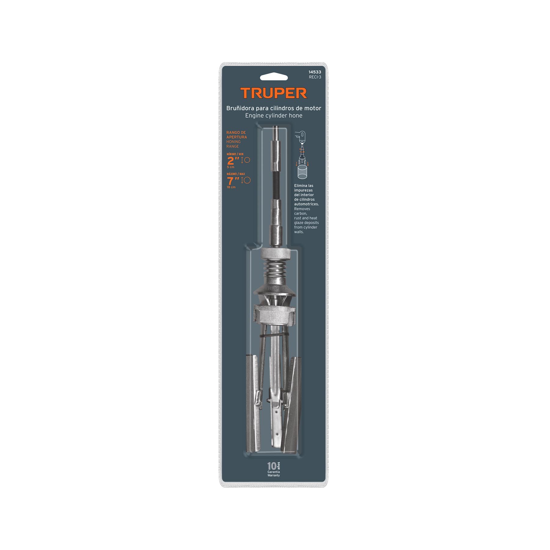 Bruñidora para cilindro de motor, 5 a 18 cm, TRUPER - Image 4
