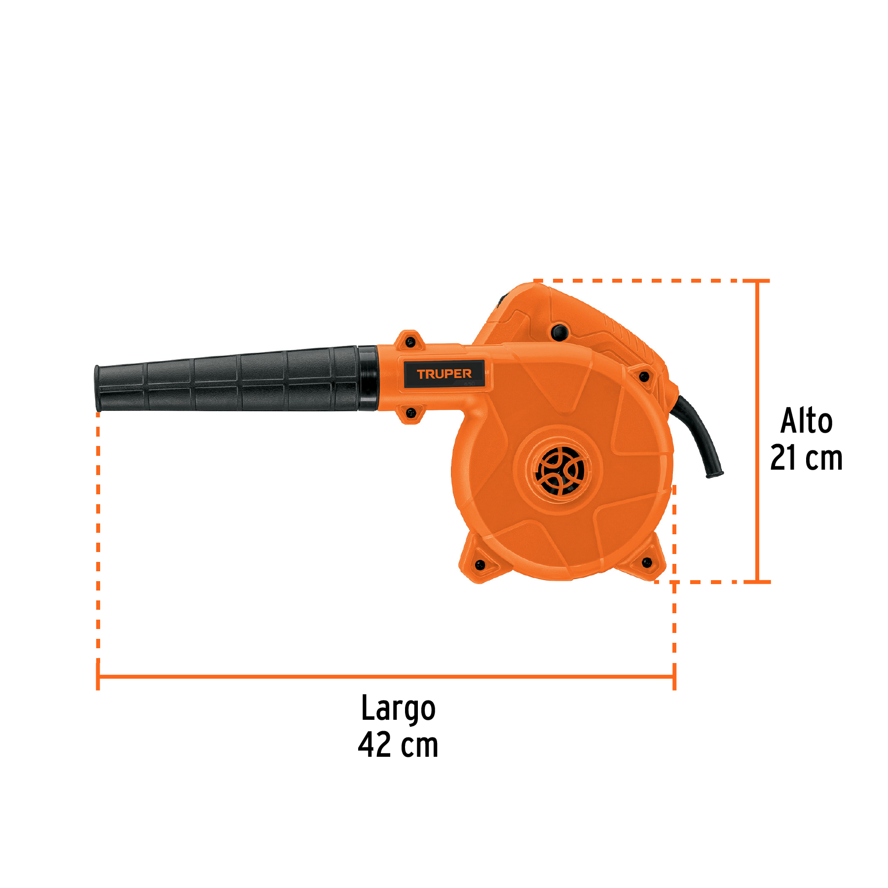 Sopladora/Aspiradora eléctrica 650 W, TRUPER - Image 3